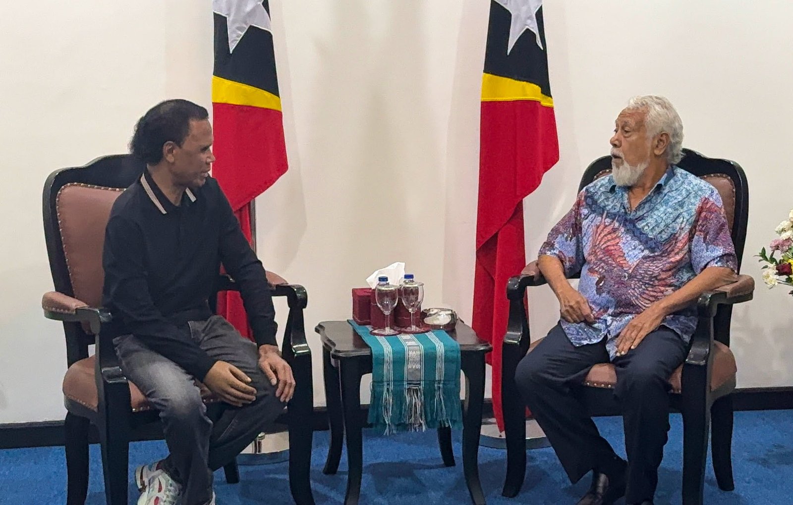 Pertemuan akrab Xanana Gusmão dan Hercules