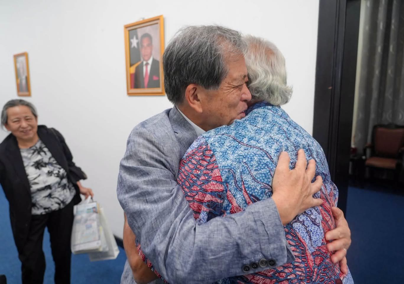Pelukan belun di’ak Xanana no Kitahara