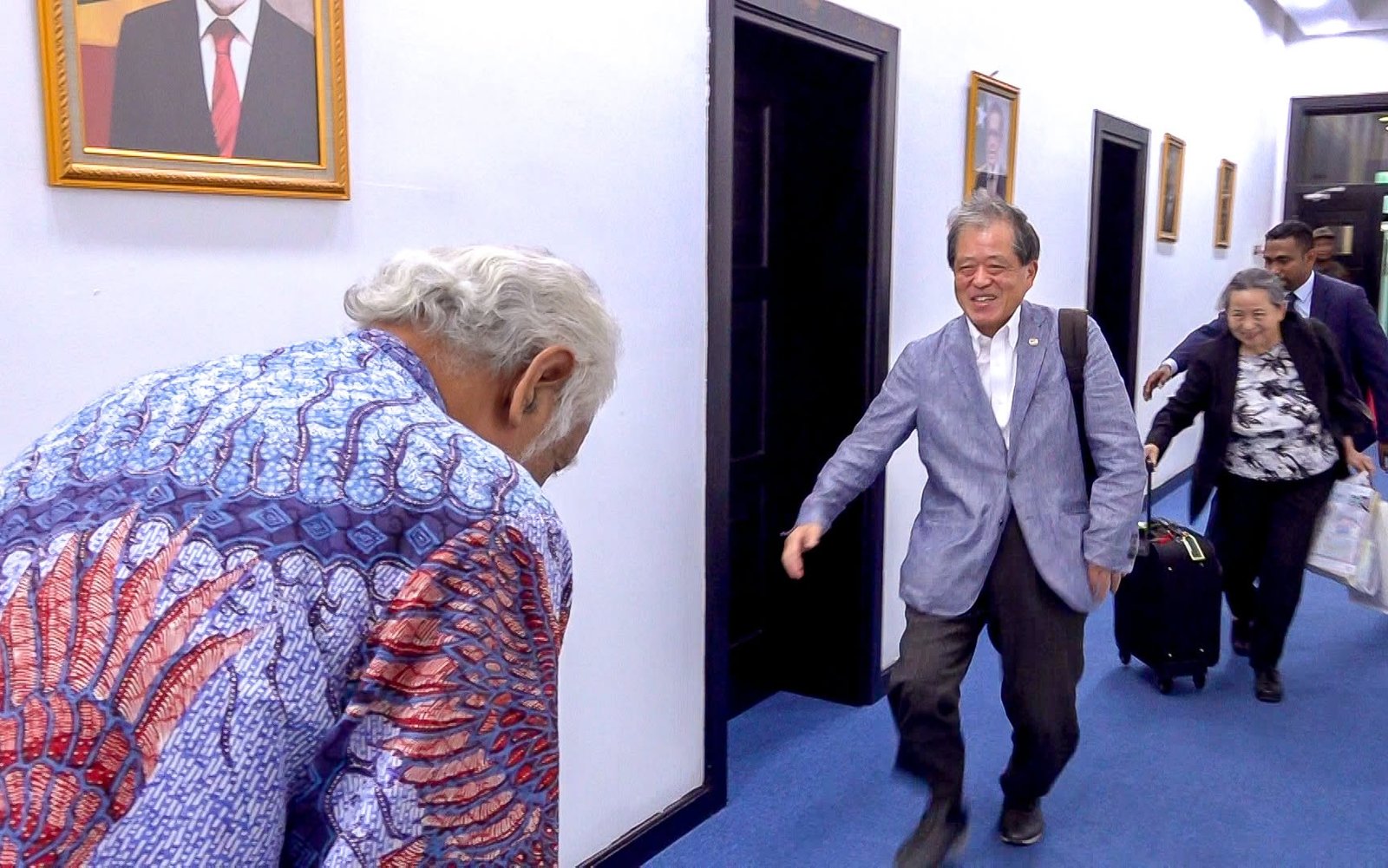 Chegada Iwao Kitahara iha Palásiu Governu