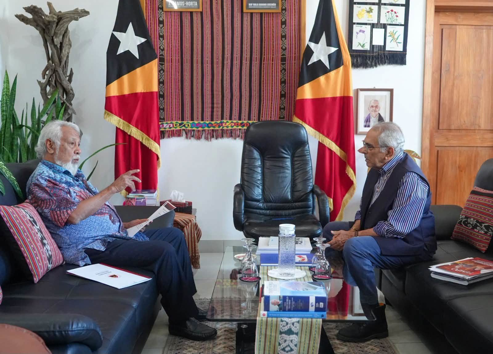 Reuniaun Xanana Gusmão no Ramos-Horta